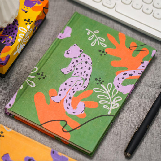 咔哒心系列棉麻笔记本 商品图4