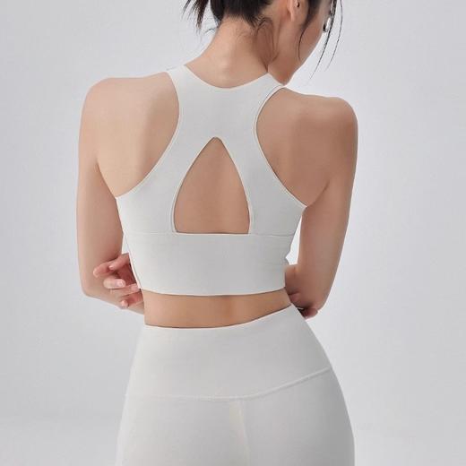 跃牌【周游世界系列】秋冬新款运动内衣晓星氨纶一片式粘合点胶高强防震健身服女子 BR1590 商品图4