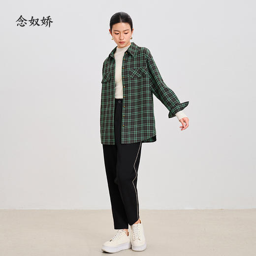 【商场同款】CNK4981“珍珠白打底衫” 修身版型包容得体 立体领型贴合颈部 袖口开叉设计 便于活动 羊毛毛衣 好穿搭 商品图10