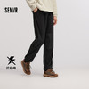 森马休闲裤男抗静电摇粒绒冬季新款拼接户外风印花宽松直筒裤 商品缩略图0