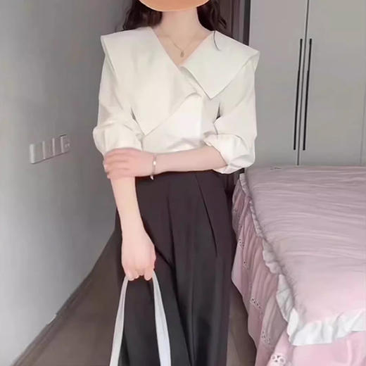 裁缝学苑AS330不对称大翻领衬衫纸样西装裤子女装套装版型图纸 商品图3