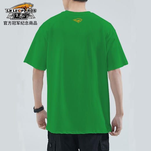 辽宁飞豹男篮官方商品丨辽篮本钢队球衣款冠军T恤夺冠纪念短袖T恤 商品图2