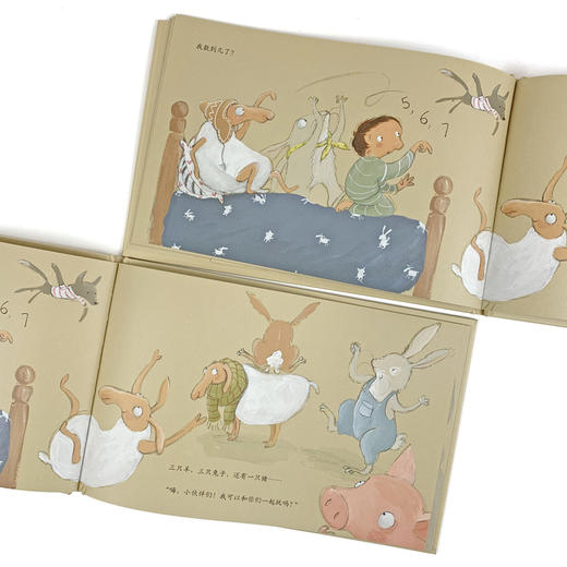 【奇想国】超值睡前故事小套装 精装3册 2-6岁：《大象有夜晚》《123数羊》《睡觉吧68号羊》 商品图4