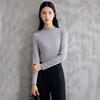 玳莎天丝羊毛基础打底衫女秋装新款内搭叠穿半高圆领针织衫  EC32304 商品缩略图2