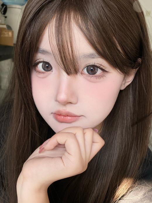 Aimilens月抛美瞳 雾凇裸灰 14.5mm 商品图0