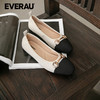 EVERAU经典小香风复古优雅基调春夏平底女鞋单鞋EA7053 商品缩略图0