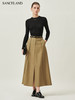 SANCELAND三石一澜绵羊毛半裙 商品缩略图0