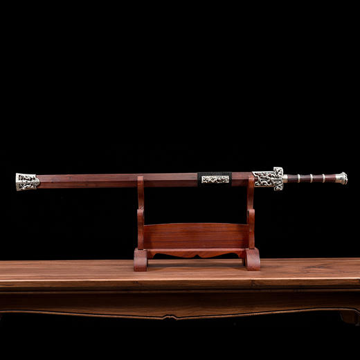 纯钧剑白铜血檀 沈州作品 沈广隆剑铺龙泉沈广隆宝剑手工传统剑收藏剑 sgl-2013 未开刃 商品图6