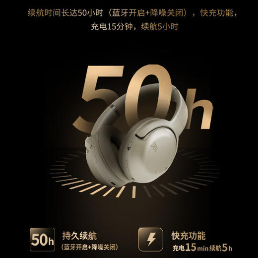 JBL Tour One M2 无线耳罩式降噪耳机【HSZQ20.0】 商品图3