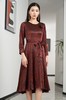 胭脂色连衣裙HJ3S72 商品缩略图0