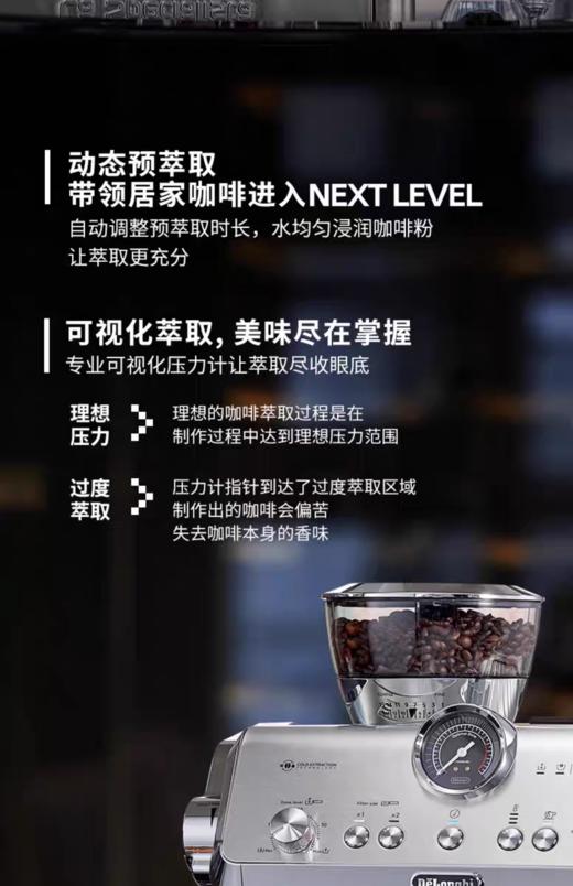 【6F】德龙研磨一体半自动咖啡机EC9555 商品图6