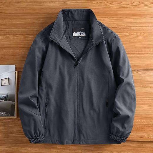 【简约不简单！男士夹克冲锋衣】好衣服&好工艺，五种颜色任选，宽松大码休闲风衣，加绒加厚棉衣上衣男L 商品图1
