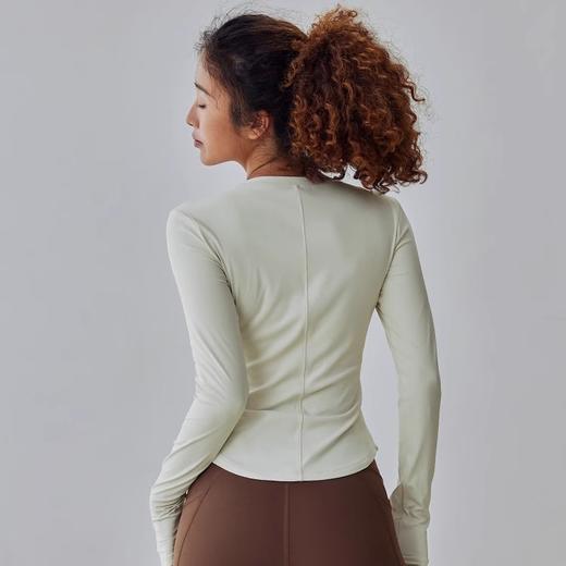 跃牌【周游世界系列】瑜伽服修身显瘦长袖运动上衣女跑步训练健身衣 TP0627 商品图1