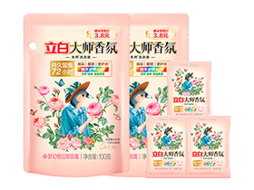 立白洗衣液 大师香氛100g*2袋+大师香氛洗衣粉35g*3袋