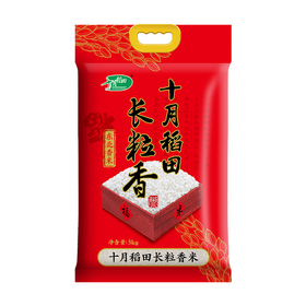十月稻田 黑龙江长粒大米香米粳米 5kg