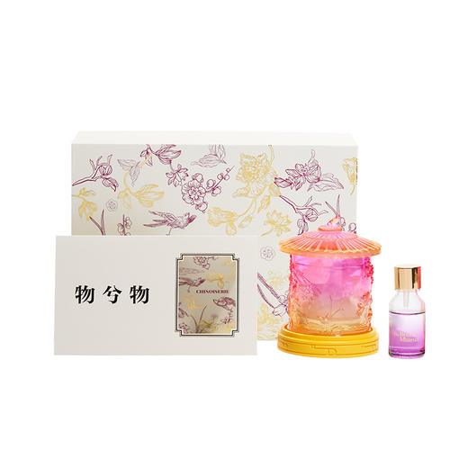 大英博物馆 东方梦境系列 炫彩 香氛晶石氛围灯香薰礼盒-花开富贵 商品图4