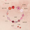 【月老红绳】九狐狸红粉桃花福安手绳  商品缩略图4