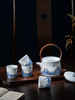 景德镇富玉陶瓷玲珑提梁壶茶具套装家用高端泡茶壶茶杯乔迁伴手礼花漫茶具 商品缩略图1