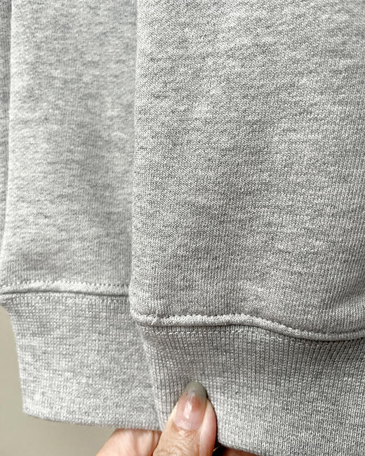 现货 THS 9.7-限时 缪家 情侣款 抽绳松紧腰灰色运动卫裤 QJ042 商品图9