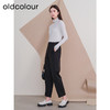 oldcolour欧珂冬季新款时尚修身高腰加厚休闲长裤女P430703A1 商品缩略图2