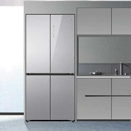 海尔冰箱471L十字对开门一级能效双变频风冷无霜冰箱 商品图0