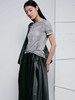 LIYIHAN设计师品牌 2024春夏新款原创简约印花水洗T恤上衣 商品缩略图1