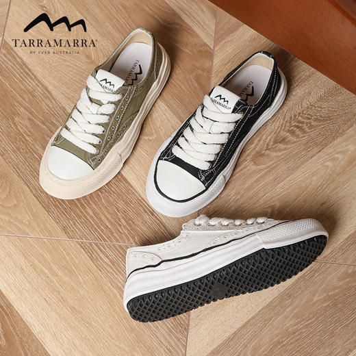 TARRAMARRA新款随性溶解鞋泰拉系带板鞋TA5134 商品图1