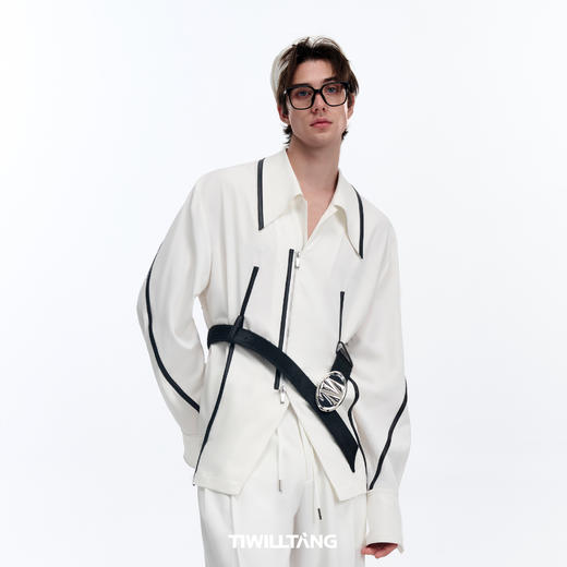 TIWILLTANG启世录椭圆符号点油腰带 商品图2