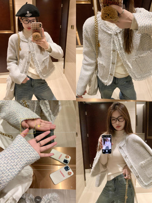 <曾小咸推荐> 绿色小香风外套 商品图0