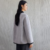 玳莎圆领长顺毛呢短外套女2024年新款秋季气质高级感宽松呢子大衣  EC39301 商品缩略图3
