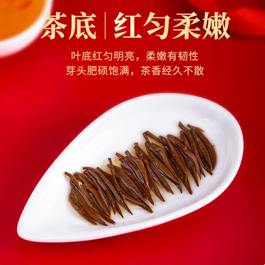 【臻尖-滇红至醇礼盒】 凤庆滇红茶 特级正宗散装茶叶125g*2罐 节日送礼长辈高档红茶茶叶礼盒 商品图1