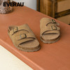 EVERAU经典一脚蹬男女同款搭扣休闲复古凉拖EA2052 商品缩略图1