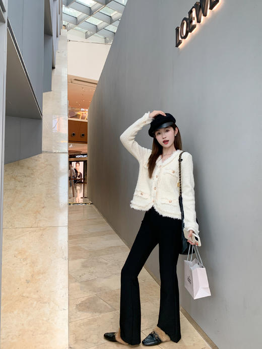 <曾小咸推荐>杏色小香风毛衣 商品图3