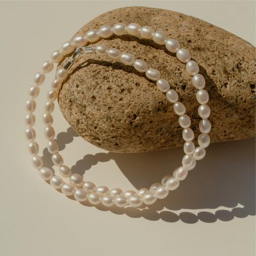 含晖·淡水珍珠项链S925银扣头（45cm含扣/50cm含扣 ） 商品图4