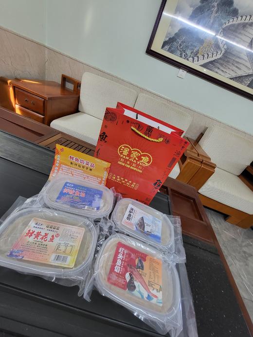 百年经典 潘家鱼鲜鱼肉馅料，调制鲅鱼馅料，黄花鱼馅料，可做水饺馄饨锅贴鱼丸汤，大连市内包邮，省外地区运费需咨询客服！！！ 商品图6