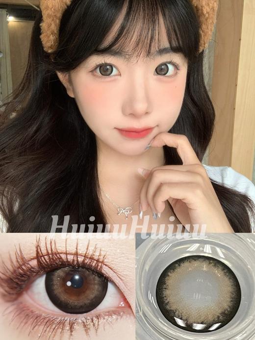 【月抛大直径】PFGIRLCON -奶栗熊-14.5mm-【月抛 度数0-800度 含525/575】 商品图0