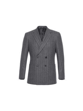 callisto灰色绵羊毛西服