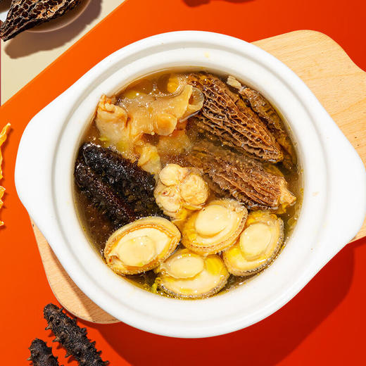 神农金康 海参【冻干海参11只】鲍鱼 羊肚菌 鳕鱼胶 灵芝 花菇山珍海味礼盒 六拼装 中秋节礼物礼盒 送长辈 商品图4