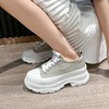 ZHR则则英伦大头小白鞋厚底休闲鞋2024夏季新款时尚运动百搭女鞋 商品缩略图8