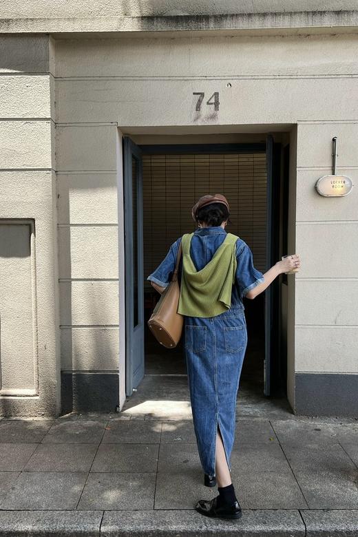 WHO KNOWS 水洗牛仔口袋饰连衣裙 16806 商品图6