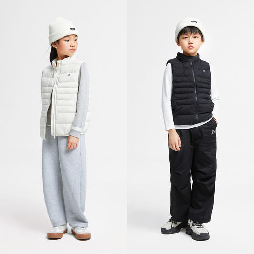 【轻薄5~15℃】男女童蓄热三防羽绒马夹新款安奈儿童装实体店同款AM432504 商品图4