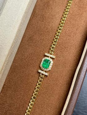 祖母绿手链 0.8克拉