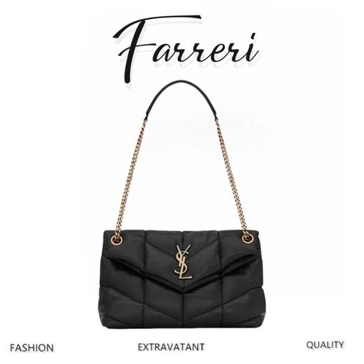 YL   LOULOU PUFFER 绗缝小羊皮云朵包，多尺寸，多色 商品图1