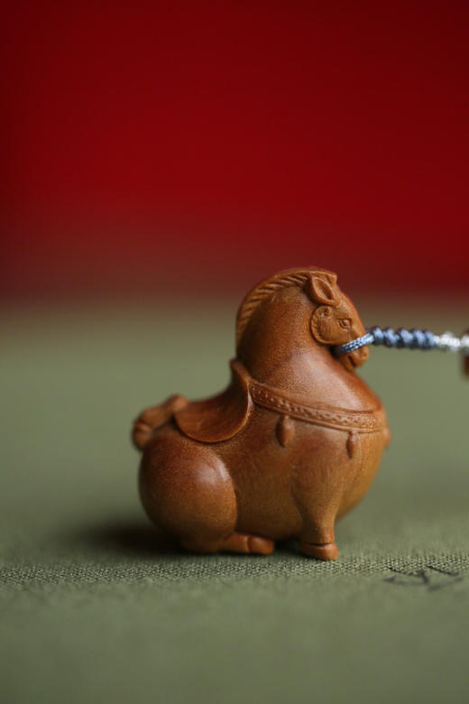 【青山特惠】老山檀【唐马】挂坠 吊坠 26*19*31mm s5 商品图5