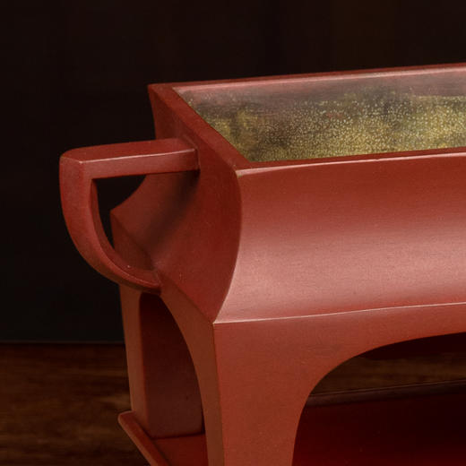 吉祥古法香炉 带座福禄鸳鸯钮台几熏炉 商品图6