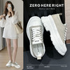 ZHR则则英伦大头小白鞋厚底休闲鞋2024夏季新款时尚运动百搭女鞋 商品缩略图1