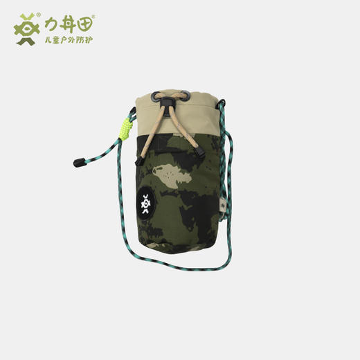力丼田儿童户外背负系列防泼水单肩包 粉红迷彩可调节肩带防泼水 商品图10