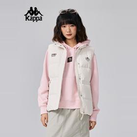 Kappa卡帕背靠背2024秋冬新款运动羽绒服马甲女户外休闲防风外套K0E82NY01D