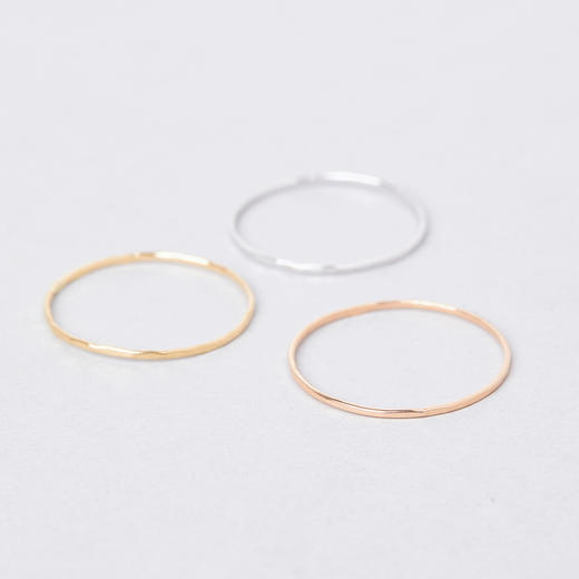 订购7周到｜ Monsieur-Anneau Olympe-素圈 叠戴 戒指［法国设计师］ 商品图1