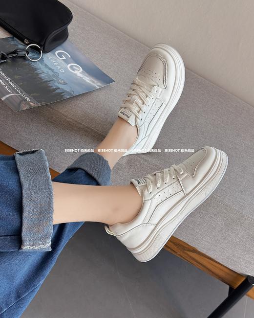 新品平底百搭柔软舒适平底小白鞋813B43525（W） 商品图4